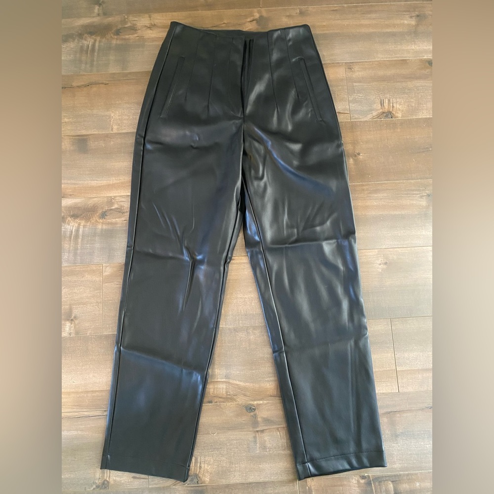 Aaron & Amber faux leather pants, size S